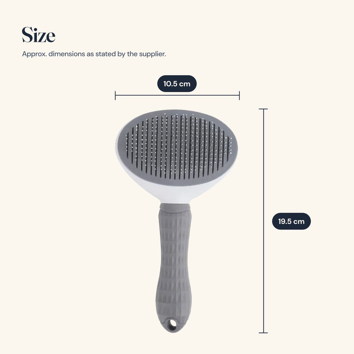 Brush size: about 19.5 by 10.5 cm (supplier-stated)